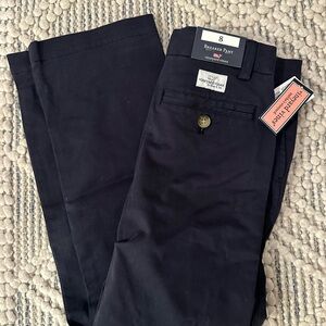 Vineyard Vines Kids Black Breaker Pants